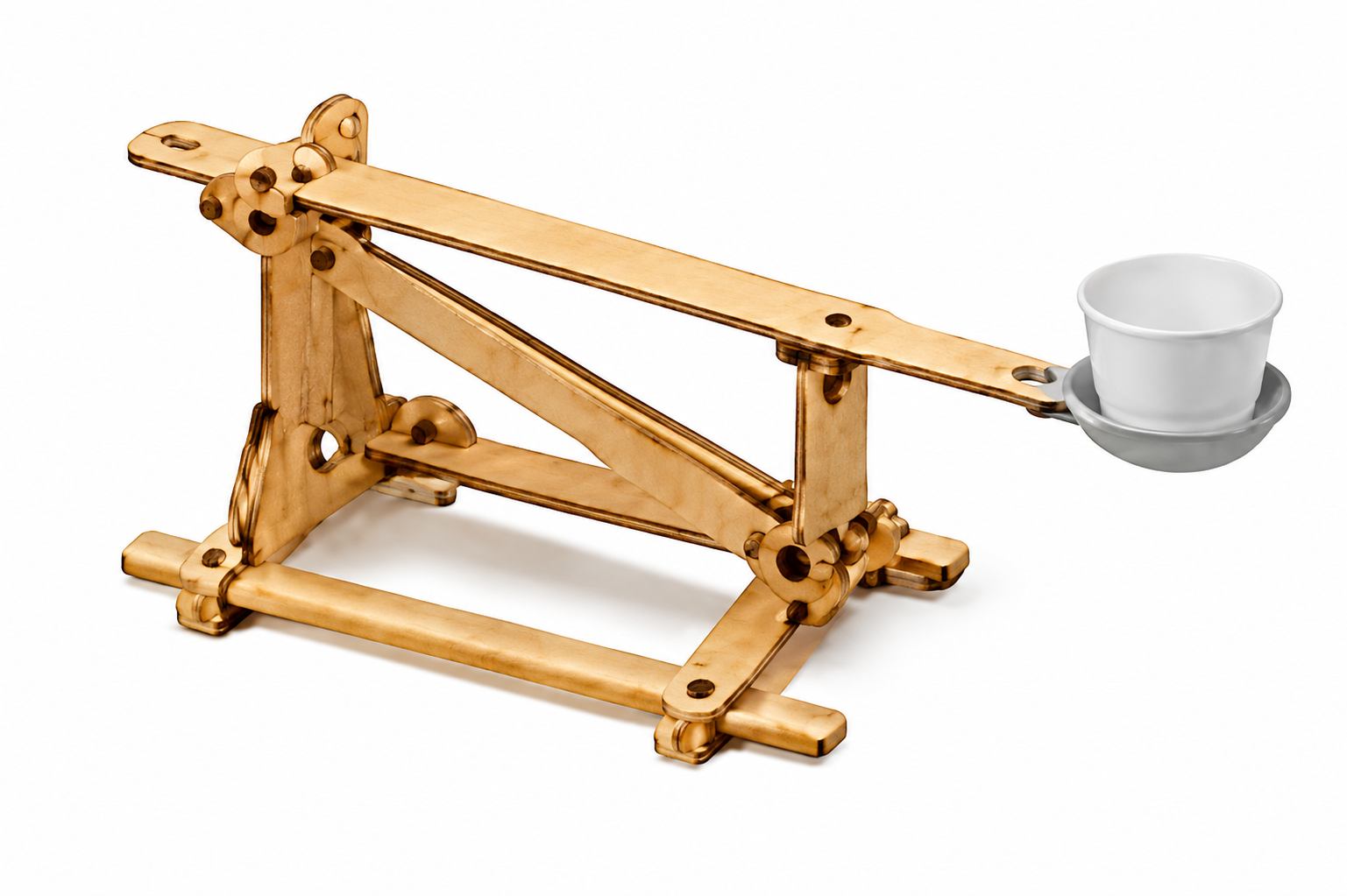 Ice Cream Stick Catapult - Launchers & Catapults STEM kit